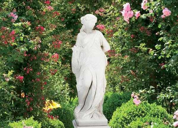 Season Fall Goddess Life-Size Woman Garden Statue Allegories Female